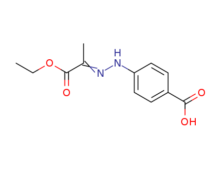 (Z)-4-(2-(1-Ethoxy-1-oxopropan-2-ylidene)hydrazinyl)benzoic acid