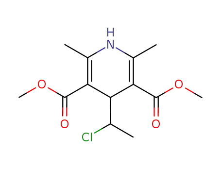 dimethyl 4-(1-chloroethyl)-2,6-dimethyl-1,4-dihydropyridine-3,5-dicarboxylate