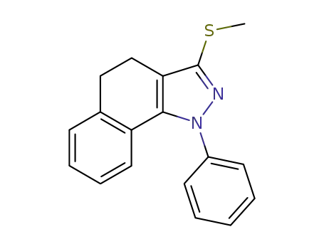 3-Methylthio-1-phenyl-4,5-dihydro-1H-benzo[g]indazole