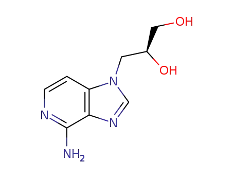 9-(S)-(2,3-dihydroxypropyl)-3-deazaadenine