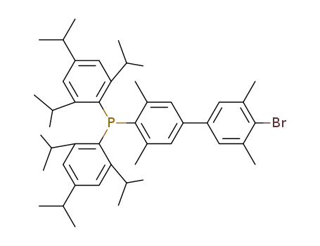 bis(2,4,6-triisopropylphenyl)(4'-bromo-3,3',5'5'-tetramethyl-4-biphenyl)phosphine