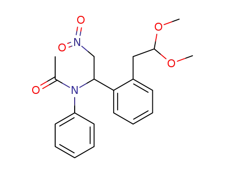 N-{1-[2-(2,2-dimethoxyethyl)phenyl]-2-nitroethyl}-N-phenylacetamide