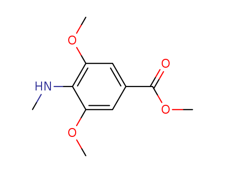 Benzoic acid, 3,5-dimethoxy-4-(methylamino)-, methyl ester