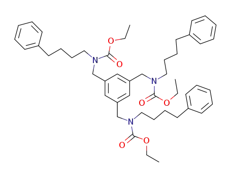 triethyl (benzene-1,3,5-triyltrimethanediyl)tris[(4-phenylbutyl)carbamate]