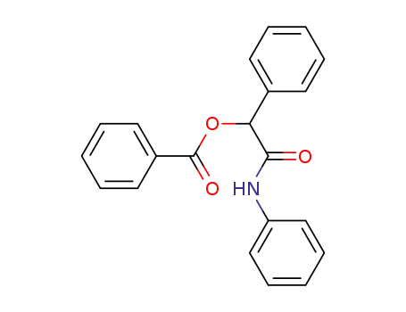 Molecular Structure of 24334-54-1 (2-oxo-1-phenyl-2-(phenylamino)ethyl benzoate)