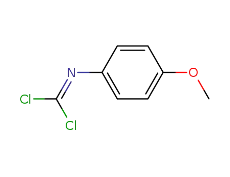 Molecular Structure of 63839-20-3 (Carbonimidic dichloride, (4-methoxyphenyl)-)
