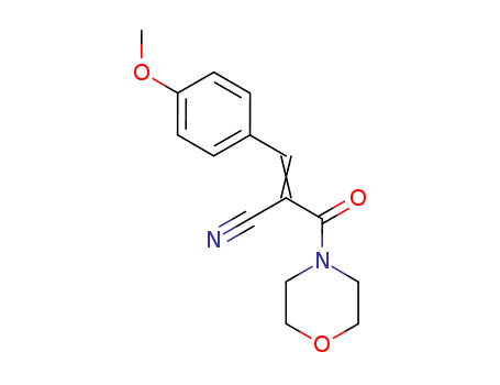 Morpholine, 4-[2-cyano-3-(4-methoxyphenyl)-1-oxo-2-propenyl]-