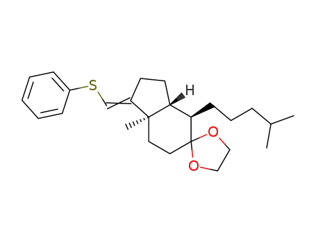 (3aR,4R,7aR)-5,5-(ethylenedioxy)-1-<(phenylthio)methylene>-4-(4-methylpentyl)-3a,4,5,6,7,7a-hexahydro-7a-methylindan