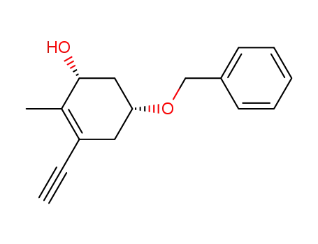 2-Cyclohexen-1-ol, 3-ethynyl-2-methyl-5-(phenylmethoxy)-, (1R,5R)-