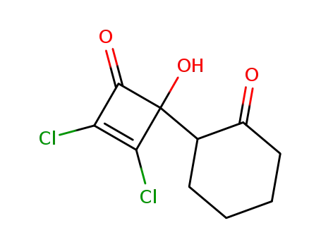 2-(2,3-dichloro-1-hydroxy-4-oxocyclobut-2-enyl)cyclohexanone