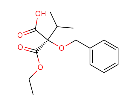 Propanedioic acid, (1-methylethyl)(phenylmethoxy)-, monoethyl ester,
(2R)-