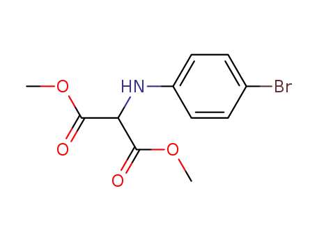 Molecular Structure of 62851-38-1 (Propanedioic acid, [(4-bromophenyl)amino]-, dimethyl ester)