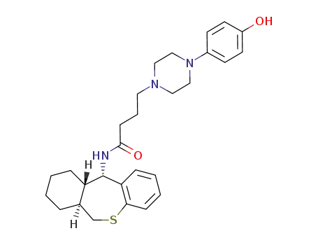 4-[4-(4-Hydroxy-phenyl)-piperazin-1-yl]-N-(4aS,5S,11aS)-1,2,3,4,4a,5,11,11a-octahydro-10-thia-dibenzo[a,d]cyclohepten-5-yl-butyramide