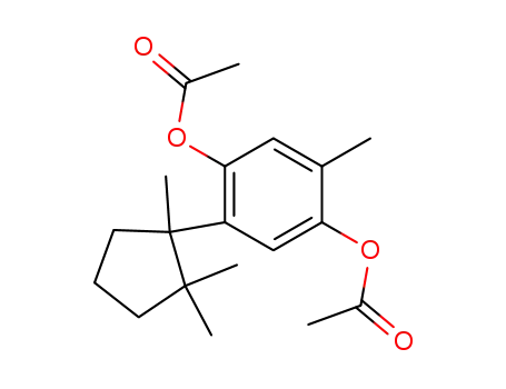 4-acetoxy-5-methyl-2-(1,2,2-trimethylcyclopentyl)phenyl acetate