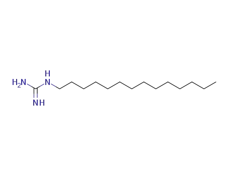 Molecular Structure of 41383-25-9 (Guanidine, tetradecyl-)
