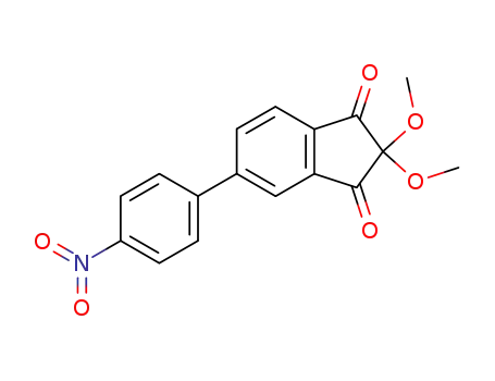 2,2-dimethoxy-5-(4-nitrophenyl)indan-1,3-dione