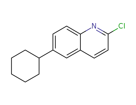 Quinoline, 2-chloro-6-cyclohexyl-
