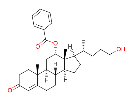(12α)-24-hydroxy-12-(benzoyloxy)-chol-4-en-3-one