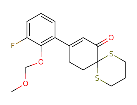 (methoxymethylenoxy-2' fluoro-3' phenyl)-3 (dithio-1,3 propyl)-6 cyclohexen-2 one
