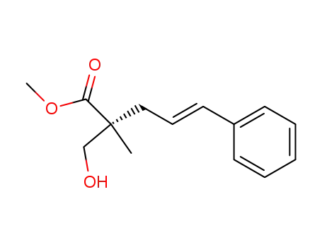 (E)-(R)-2-hydroxymethyl-2-methyl-5-phenylpent-4-enoic acid methyl ester