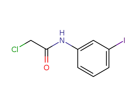 Molecular Structure of 2564-01-4 (2-Chloro-N-(3-iodo-phenyl)-acetamide)
