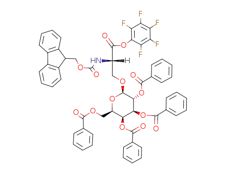 Fmoc-<Bz4-β-D-Galp(1-3)>-Ser-O-Pfp