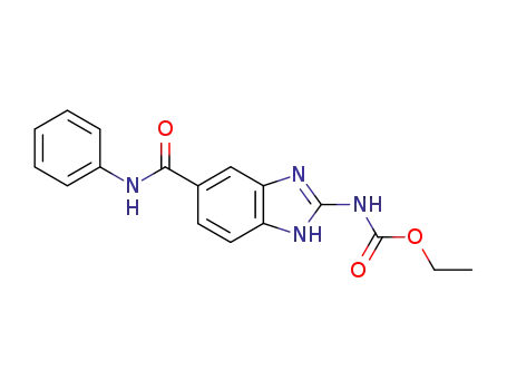 Carbamic acid, [5-[(phenylamino)carbonyl]-1H-benzimidazol-2-yl]-,
ethyl ester