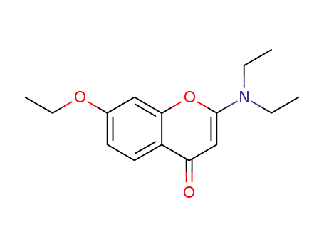 Molecular Structure of 131942-55-7 (2-(diethylamino)-7-ethoxychromone)