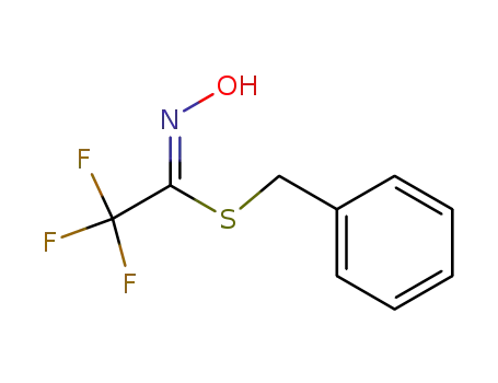 Ethanimidothioic acid, 2,2,2-trifluoro-N-hydroxy-, phenylmethyl ester,
(Z)-