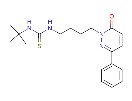 1-tert-Butyl-3-[4-(6-oxo-3-phenyl-6H-pyridazin-1-yl)-butyl]-thiourea