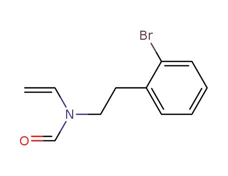 Molecular Structure of 848772-46-3 (Formamide, N-[2-(2-bromophenyl)ethyl]-N-ethenyl-)