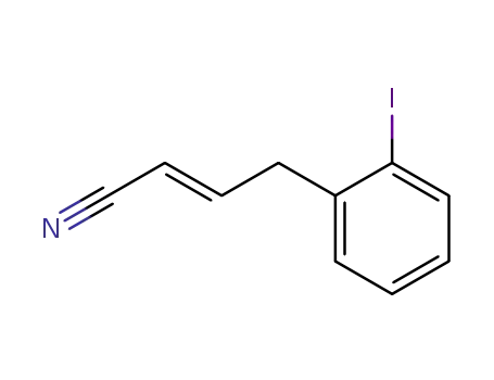 2-Butenenitrile, 4-(2-iodophenyl)-, (2E)-