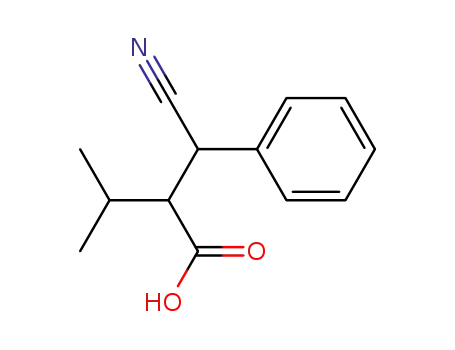 2-(cyano-phenyl-methyl)-3-methyl-butyric acid