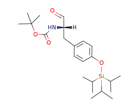 [(S)-1-Formyl-2-(4-triisopropylsilanyloxy-phenyl)-ethyl]-carbamic acid tert-butyl ester