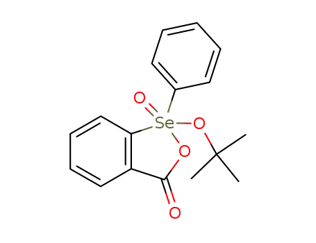 1,1-dihydro-1-tert-butoxy-1-phenyl-3H-2,1-benzoxaselenol-3-one-1-oxide