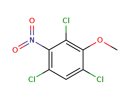 Molecular Structure of 244037-24-9 (2,4,6-trichloro-3-nitroanisole)