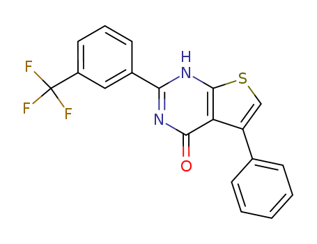 Thieno[2,3-d]pyrimidin-4(1H)-one,5-phenyl-2-[3-(trifluoromethyl)phenyl]-
