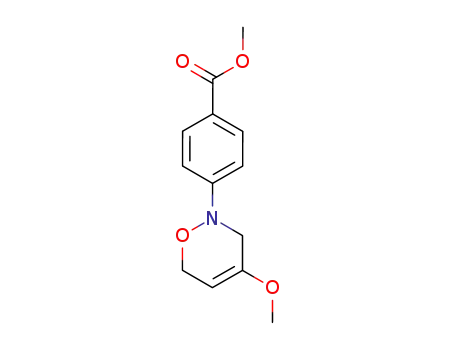 2-(p-carbomethoxyphenyl)-4-methoxy-3,6-dihydro-2H-1,2-oxazine