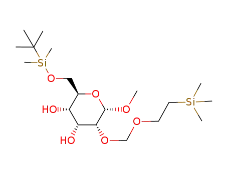 methyl 6-O-[(tert-butyl)dimethylsilyl]-2-O-{[2-(trimethylsilyl)ethoxy]methyl}-α-D-allopyranoside