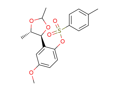 Toluene-4-sulfonic acid 2-((4S,5S)-2,5-dimethyl-[1,3]dioxolan-4-yl)-4-methoxy-phenyl ester