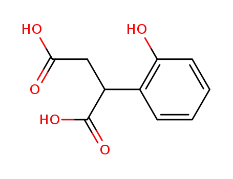 Molecular Structure of 73923-83-8 (2-(2-HYDROXYPHENYL)SUCCINIC ACID)