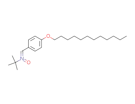 Molecular Structure of 80311-20-2 (alpha-(4-dodecyloxyphenyl)-N-tert-butyl nitrone)