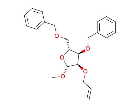 methyl 2-O-allyl-3,5-di-O-benzyl-β-D-ribofuranoside