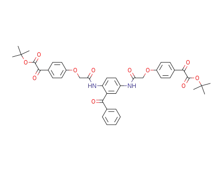 [4-({2-benzoyl-4-[2-(4-<i>tert</i>-butoxyoxalyl-phenoxy)-acetylamino]-phenylcarbamoyl}-methoxy)-phenyl]-oxo-acetic acid <i>tert</i>-butyl ester