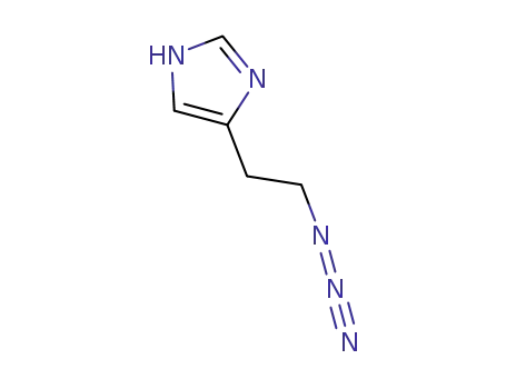 Molecular Structure of 1259485-83-0 (4-(2-azidoethyl)-1H-imidazole)