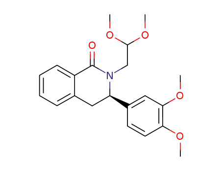 (3R)-(-)-N-(2,2-dimethoxyethyl)-3-(3,4-dimethoxyphenyl)-3,4-dihydro-1-(2H)-isoquinolone