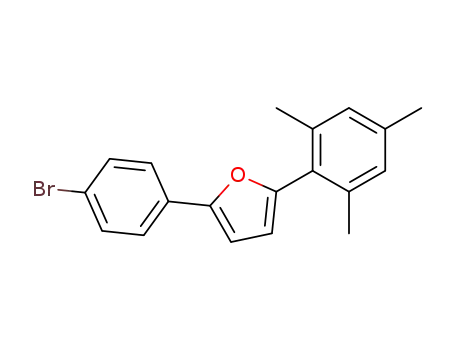 2-(4-bromo-phenyl)-5-mesityl-furan