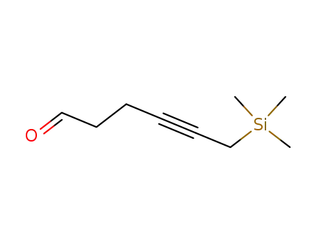 Molecular Structure of 117416-13-4 (6-(trimethylsilyl)hex-4-ynal)