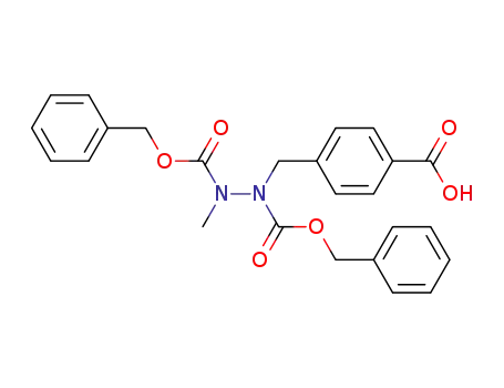 1-[(4-Carboxyphenyl)methyl]-2-methyl-1,2-hydrazinedicarboxylic acid bis(phenylmethyl) ester