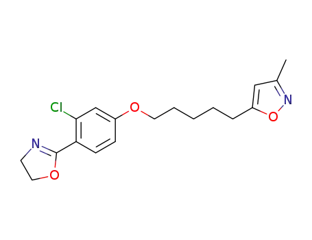 5-{5-[3-Chloro-4-(4,5-dihydro-2-oxazolyl)phenoxy]pentyl}-3-methylisoxazole